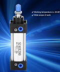 SC40 Aluminum Alloy Double Acting Pneumatic Cylinder 200mm Stroke Rugged Workhorse Air Actuator For Industrial Automation