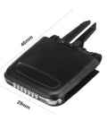 Car Air Vent Outlet Tab Clip Auto Repair Kit, Durable ABS And PC Replacement For Front Vent, Black Color, Lightweight Seven Grams, Plug And Play Fit For Dashboard Air Conditioning Vents, 46mm x 29mm