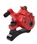 Red Mechanical Disc Brake Caliper for 10 Inch Electric Scooters and Mountain or Folding Bikes Aluminum Alloy Replacement Parts