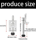 Set Of Four Steel Adjustable Leveling Feet For Wardrobes And Cabinets On Uneven Floors Keeps Heavy Furniture Rock Solid With Height Adjustable Levelers And Easy Stabilization For Wobble Free Stance. Steel leveling foot bracket, 105mm, adjustable range 75mm