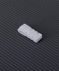 10 Pack Vacuum Bag Clips With Sliding Grip For Tight Seals, white plastic clip on dark textured background