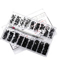 Miniature Screw Kit For Glasses, Watches And Electronics With Countersunk Round Head Screws In A Handy Lightweight Portable Storage Case