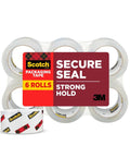 Secure Seal Packing Tape For Shipping And Moving, 1.88 Inch Wide By 54.6 Yard Long, 6 Pack, Beefy Heavy Duty Box Sealing
