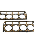 Badass Stage Two Truck Camshaft Kit With Ls7 Roller Lifters Beehive Springs Pushrods And Complete Gasket Set Fits Gm 5.3L 5.7L Ls1 V8 engine gasket set showing two intake gaskets.