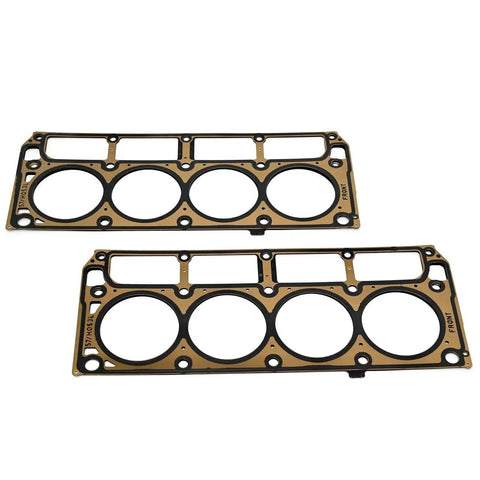 Badass Stage Two Truck Camshaft Kit With Ls7 Roller Lifters Beehive Springs Pushrods And Complete Gasket Set Fits Gm 5.3L 5.7L Ls1 V8 engine gasket set showing two intake gaskets.