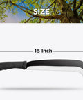 15-inch Beastly Heavy Duty Yard Work Machete With Curve Blade For Cutting Trees And Brush Clearing Billhook Sickle Garden Tool