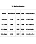 Industrial Pulverizer And Grinder Ribbon Blender Machine specifications table for models EYH-250 to EYH-1000