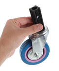 4 Inch Silent Swivel Trolley Wheels Built To Haul Heavy Duty Furniture Casters Wear Resistant Stainless Steel And Plastic