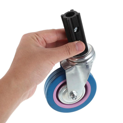 4 Inch Silent Swivel Trolley Wheels Built To Haul Heavy Duty Furniture Casters Wear Resistant Stainless Steel And Plastic