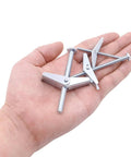 Heavy Duty Hollow Wall Anchors Kit for Drywall With Carbon Steel Toggle Bolts and Wing Nuts, 72-Piece hand-held anchors