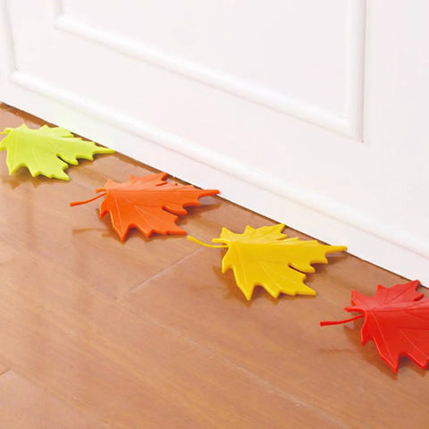 Maple Leaf Door Wedge Stops Four Pack For Slam Free Doors And Floor Protection Made From Sturdy PP Material Safe Odorless Pet Friendly Home Essentials
