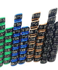 Hydraulic Hose Markers 4 Pair For Farming Equipment Remotes 1 To 4, 18mm Hoses Fit One Quarter To One And One Half Inches, Tagging Wraps