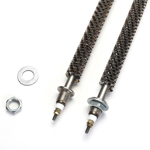 Slick U Shape Fin Heater With M16 Mounting For Snug Fits. 220V Electric Oven Element and hot air blower elements with connectors.