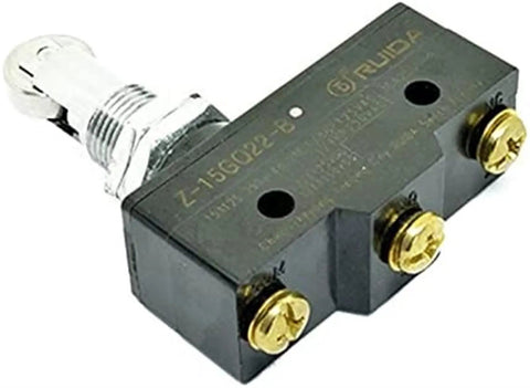 Encoder With Microswitch And Rotary Encoder Function, Limit Travel, Small Horizontal Roller Lever, Hinge, Screw Terminal, Built To Last Durable Anti Corrosion Build, Easy Install, Great For Automotive Electronics And Multimedia Audio Gear