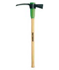 Cutter Mattock 36-Inch With 5-Pound Forged Steel Head Hardwood Handle Overstrike Guard Heavy Duty Tool For Digging And Breaking Up Hard Soil In Gardens And Landscaping