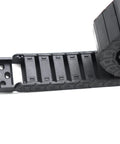 15x40mm Plastic Semi Closed CNC Machine Tool Cable Drag Chain 1 Meter Black Wire Carrier For CNC Routers And Milling
