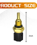Dope Engine Oil Temperature Sensor For Honda Pilot 2003 To 2015 And Ridgeline 2006 To 2014, measuring 2 inches, with a black connector.