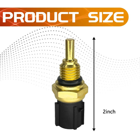 Dope Engine Oil Temperature Sensor For Honda Pilot 2003 To 2015 And Ridgeline 2006 To 2014, measuring 2 inches, with a black connector.