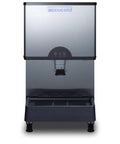 Smooth Operator Commercial Countertop Ice And Water Dispenser Yielding 282 Pounds Of Crisp Nugget Ice Daily With Eleven Pound Storage Plus Built In Filter Cartridge For Fast Paced Break Rooms And Clinic Waiting Areas, stainless steel front view.