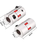 20mm To 20mm Shaft Coupling Flexible Servo Motor Coupler For Motion Control With Vibration Damping High Torque Aluminum Alloy