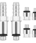 MorningRo Six Piece Lower Unit Gear Oil Pump Adapters For Outboard Motors With Three Eighths Inch Metal Swivel View