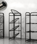 Furniture shelves with 12 Pack Black Plastic End Plugs 25mm Outside Diameter 1 Inch For Round Tubes And Pipes Furniture Finishing Caps