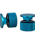 Sky Blue Welding Hood Pipeliner Helmet Fasteners Replacement Headgear Screws with aluminum anodized build and silicone washer