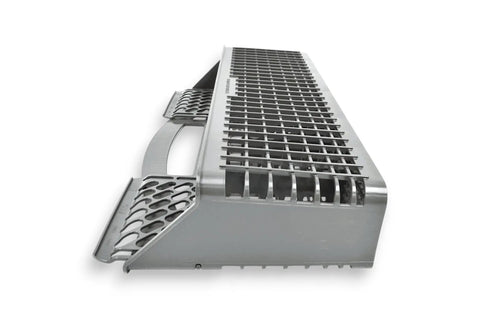 Side view of Dishwasher Silverware Basket Assembly 8562081 Replacement OEM Part For Most Dishwashers Durable Stainless Basket Easy Install