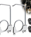 3 Inch Exhaust Clamp With Hanger Kit for Cars Trucks and SUVs with heavy duty steel exhaust pipe clamp, 2 pack