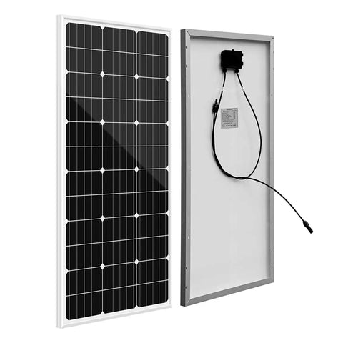 Zero Sweat 200W Hybrid Off Grid Power Rig Featuring 100W Vertical Axis Wind Turbine Combined With Premium Monocrystalline Solar Panel