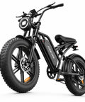 Fat Tire Electric Mountain Bike All Terrain E Bike With 1500W Peak Motor, 28 MPH Top Speed, side view