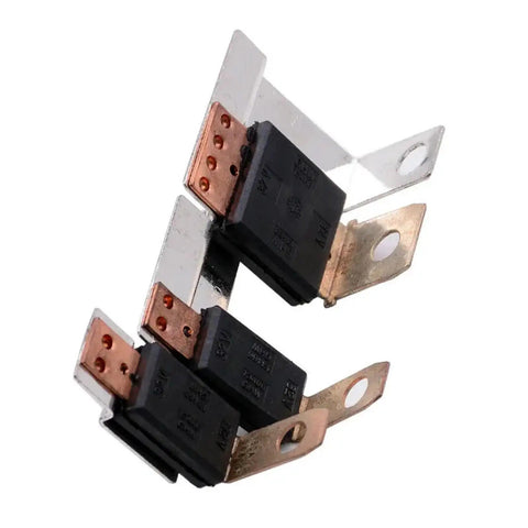 Solid Vehicle Electrical Link Unit With Molded Housing And Metal Tabs Serving As A Perfect Replacement For Your Battery Main Connection Let It Fix Your Ride Today, close-up view with metal tabs.