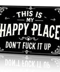 Hella Funny Sarcasm Metal Yard Sign Rust Proof Wall Art For Barn Farmhouse Kitchen Bar Man Cave Hilarious Housewarming Gift For Dude And Gal 12 X 8 Inch Indoor Cool Yard Decor with humorous text and black background.
