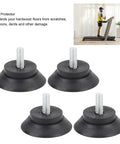 4 Pack Rubber Furniture Feet With Screws And Suction Cup Pads, No Slip Floor Protectors For Chairs, Beds, Fitness Equipment