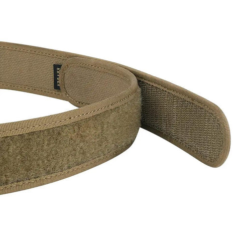 Duty Belt Inner Loop Liner 1 Point 5 Inch In Coyote Brown, Size Medium 32 To 36 Inches, Soft Hairy Loop Surface, Close-up