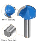 Shop Approved Core Box Router Bit With Half Inch Shank Ideal For Fluted Cabinets And Drawer Fronts Designed To Run Slick And Deliver Zero Tear Out On Hard Maple Or Oak Boards Today, showing efficient carbide tip and round shank.