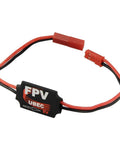 3A 5V DC-DC Step-Down UBEC Module for RC Quadcopter FPV Power Supply with waterproof case and red connectors