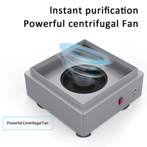 P1 Smoke Absorber Fume Extractor For Laser Engravers And Soldering Stations, Compact All Metal Case, 3 Filter System, Retractable Hose, Silicone Suction Nozzle, Easy Install, Quiet Operation, Clean Air For Better Work