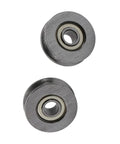 Heavy Duty Stainless Steel V Bearing Pulley Wheels For Zipline Trolley Replacement Double Shielded 20 Pack close-up view of V wheels
