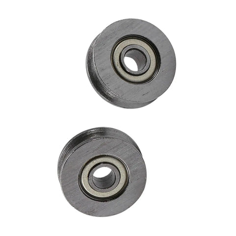 Heavy Duty Stainless Steel V Bearing Pulley Wheels For Zipline Trolley Replacement Double Shielded 20 Pack close-up view of V wheels