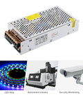 AC 100 to 240V to DC 12V 16.5A 198W Switching Power Supply Converter for LED Strips CCTV Cameras Security Systems and Radios