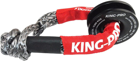 Recovery Ring And Soft Shackle Set For Off Road Recovery 35,000 Lbs Strength Snatch Ring 45,000 Lbs with UHMWPE Rope and 7075 Aluminum