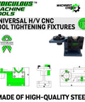 Universal CNC Tightening Fixture For CAT BT 40 Collet Chucks, Built Tough In High Grade Steel, for horizontal mount