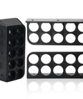 50 Pack Cable Chase Wire Brackets Heavy Duty Plastic Bracket Support Organizer for managing wires with multiple holes.