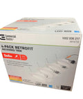 Box of Commercial Electric 5/6 Inch Matte White Integrated LED Recessed Trim With 5 Color Changing Modes And Dimmable Switch