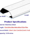 Wood Grain Cable Shield Cord Cover And Wire Management Raceways For Shop Or Factory showing size specifications and stainless steel look.