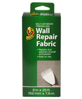 Self Adhesive Drywall Repair Fabric Patch 6 Inch By 25 Feet White Roll Fiberglass Mesh For Quick Hole And Crack Fix No Pre Applied Joint Compound Needed Repositionable And Easy To Use Single Roll