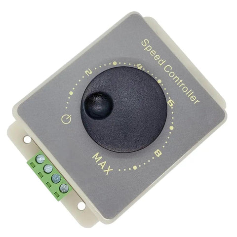 Front view of High Power PWM DC Motor Speed Controller 10V-60V Range With 12V 24V 36V 48V Compatibility, 20A HHO Driver Module