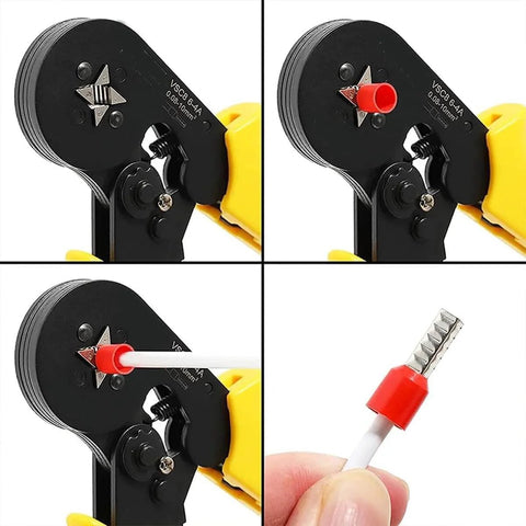 Insulated Wire Ferrule Kit 240 PCS End Terminals For Car Audio Electronics And Communications AWG 10 12 8 4, PVC Flame Retardant Ferrules used with crimping tool