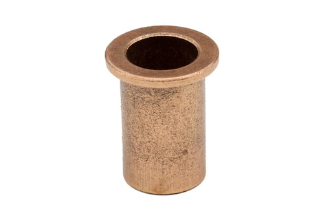 Self Lubricating Bronze Bushing Oil Filled Flanged Bearing 5/8 Inch Inner Diameter 7/8 Inch Outer Diameter 1 Inch Length Rock Solid Durable Heavy Equipment Bearing For Smooth Motion And Low Maintenance, flanged bronze bushing
